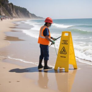  safety and cleanliness in panambur beach mangalore