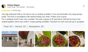 Thimmappa Seafood Restaurant Mangalore Review