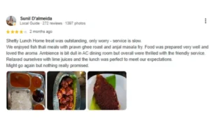 shetty lunch home mangalore Review